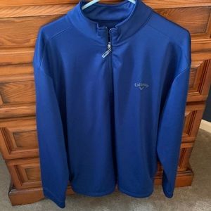 Mens callaway fleece 1/4 mens zip up